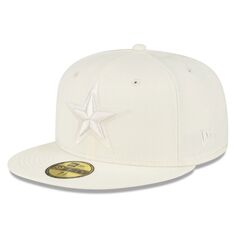 Мужская кремовая кепка New Era Dallas Cowboys Color Pack Brights 59FIFTY Облегающая шляпа