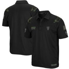 Мужская футболка Colosseum Black NC State Wolfpack OHT Military Appreciation Sierra Polo