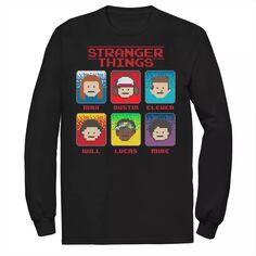 Мужская 8-битная футболка в коробке с надписью «Stranger Things Group Shot» Licensed Character