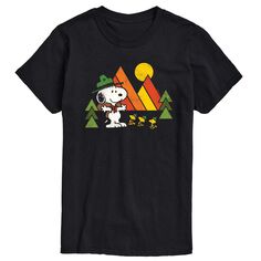 Мужская футболка Peanuts Retro Trailblazers Licensed Character