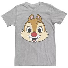 Мужская футболка Disney Chip And Dale Dale с прозрачными глазами и ртом Licensed Character