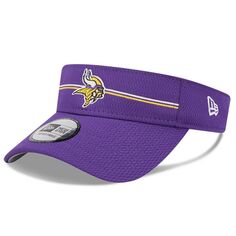 Мужская футболка New Era Purple Minnesota Vikings 2023, тренировочный лагерь НФЛ, регулируемый козырек