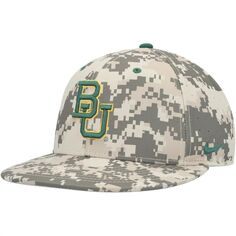 Мужская приталенная бейсболка Nike Camo Baylor Bears Aero True Baseball Performance