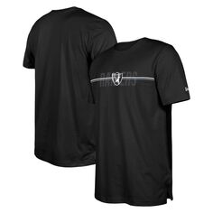 Мужская черная футболка New Era Las Vegas Raiders 2023 Training Camp NFL
