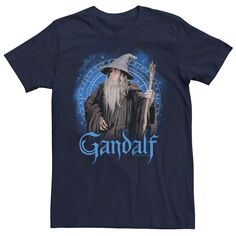Мужская футболка с изображением портрета Гэндальфа «Властелин колец: Братство кольца» Licensed Character