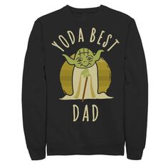 Мужская толстовка с рисунком Йоды «Звездные войны Йода» Best Dad Dad Licensed Character