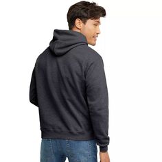 Мужской флисовый пуловер с капюшоном Hanes EcoSmart