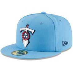 Мужская кепка New Era голубая Tennessee Titans Omaha 59FIFTY