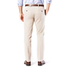 Мужские эластичные брюки Dockers Easy Khaki с плоской передней частью