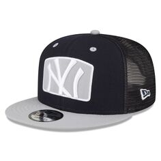Мужская темно-синяя кепка New Era New York Yankees с логотипом Zoom Trucker 9FIFTY Snapback