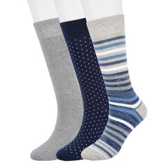 Мужские носки Sonoma Goods For Life, 3 пары классических носков с рисунком
