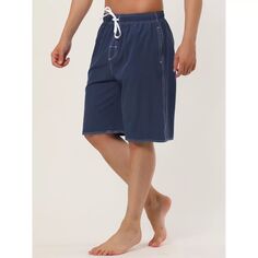 Мужские шорты, летние шорты для плавания с эластичной резинкой на талии, пляжные шорты для плавания Lars Amadeus
