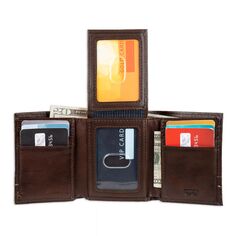 Мужской кошелек тройного сложения Levi&apos;s RFID повышенной вместимости Levis