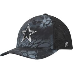 Мужская камуфляжная шляпа HOOey Dallas Cowboys Reptile Flex Hat