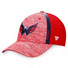 Мужская красная кепка Fanatics Defender с логотипом Washington Capitals