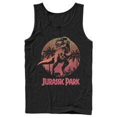 Мужская майка Jurassic Park T-Rex Gradient Sunset