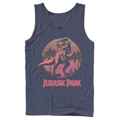 Мужская майка Jurassic Park T-Rex Gradient Sunset