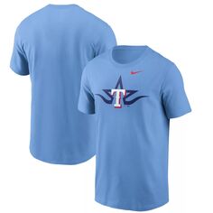 Мужская голубая футболка Nike Texas Rangers Star Hometown