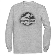 Мужская белая футболка с трафаретом и логотипом фильма «Парк Юрского периода» Jurassic World
