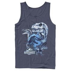 Мужская камуфляжная майка Jurassic World Two T-Rex Squad Shatter Tank Licensed Character