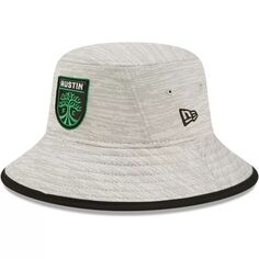 Мужская панама New Era Heathered Grey Austin FC Distinct