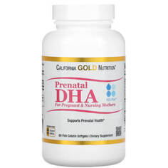 Пренатальная ДГК для беременных и кормящих женщин California Gold Nutrition 450 мг, 60 капсул
