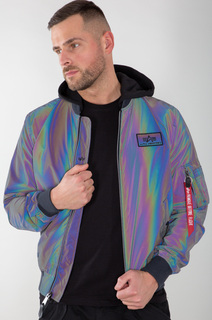 Куртка Alpha Industries MA-1 LW HD Rainbow Reflective