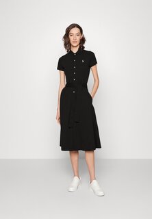 Платье из трикотажа Polo Ralph Lauren, черный