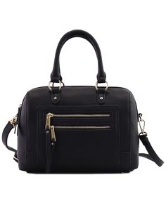 Средняя сумка-портфель Brookke на молнии I.N.C. International Concepts, черный