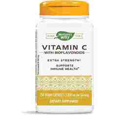 Витамин C Nature&apos;s Way с биофлавоноидами повышенная сила действия 1000 мг, 250 веганских капсул