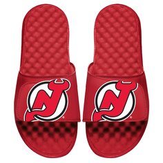 Шлепанцы ISlide New Jersey Devils, красный