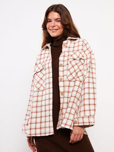 Женская куртка-рубашка в клетку с длинным рукавом LCWAIKIKI Classic