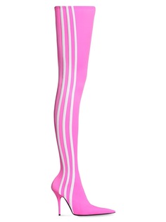 Balenciaga / Adidas Сапоги выше колена Knife 110 мм Balenciaga, розовый