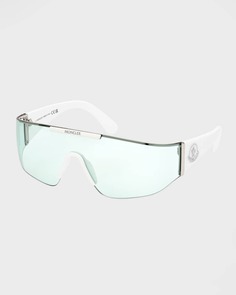 Солнцезащитные очки Ombrate с металлическим щитком Moncler