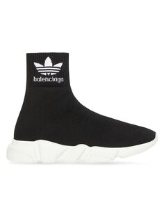 Кроссовки Balenciaga / Adidas Speed для малышей и детей Balenciaga, черный