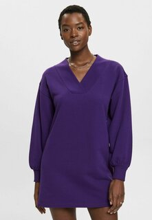 Платье-джемпер edc by Esprit, фиолетовый