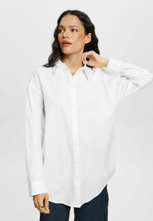 Блузка на пуговицах edc by Esprit, белый