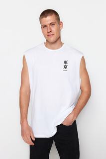 Спортивная футболка TRENDYOL MAN, белый