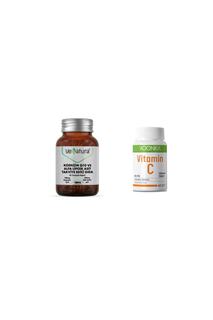 Venatura Коэнзим Q10, альфа-липоевая кислота 60 капсул + C жевательные таблетки 62