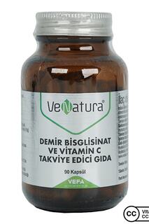 Venatura Бисглицинат железа и витамин С 90 капсул