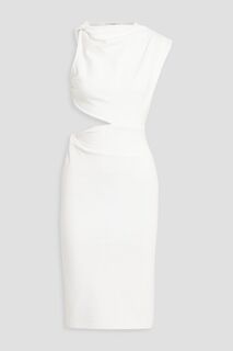 Платье Chloe со сборками и вырезами ET OCHS, белый