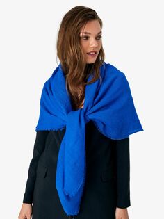 Несделанный шерстяной шарф Copenhagen Ekka, ослепительно синий