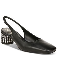 Женские туфли-лодочки Terra Gem с открытой пяткой и коротким носком Sam Edelman, черный