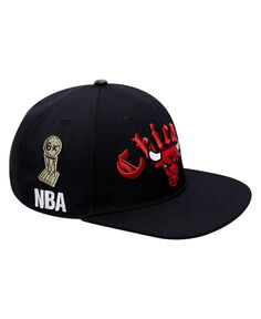 Мужская черная кепка Chicago Bulls Old English Snapback Pro Standard