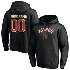 Пуловер с капюшоном Fanatics Branded Houston Astros, черный
