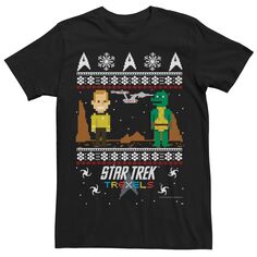 Мужская футболка-свитер Star Trek Trexels Ugly Christmas Licensed Character