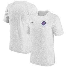 Мужская серая предматчевая футболка Paris Saint-Germain 2022/23 Nike