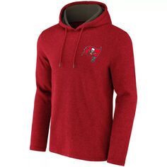 Мужская коллекция NFL x Darius Rucker от Fanatics Heathered Red Tampa Bay Buccaneers вафельный вязаный пуловер с капюшоном