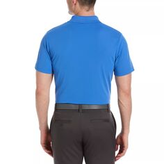 Мужская футболка-поло для гольфа с текстурированной посадкой для вне гольфа Grand Slam