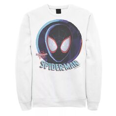 Мужской флисовый пуловер с рисунком Spiderverse Mask в сфере Marvel